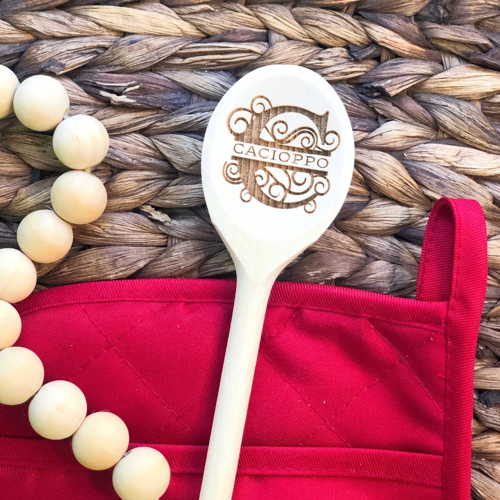 Split Monogrammed Spoon